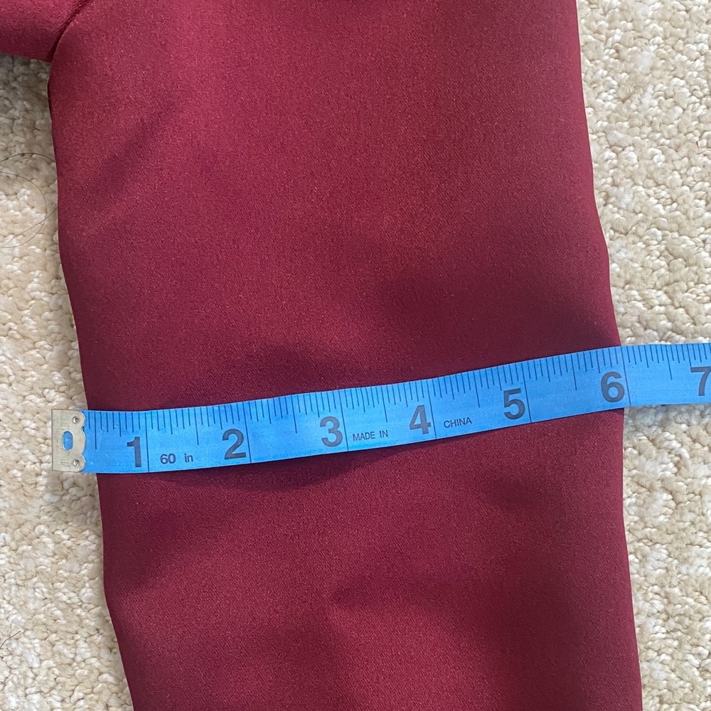 Alex Evenings Women's Deep Red Blazer Size 4 - Picture 11 of 12